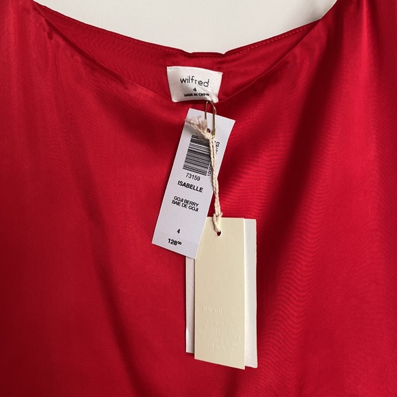 Aritzia Wilfred Isabelle Silk Dress - Picture 2 of 3